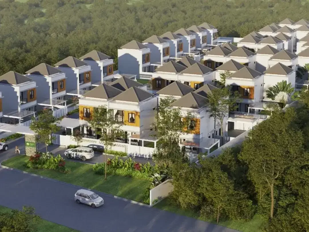 rumah baru 2 lantai di jimbaran,free pajak,balik nama,pagar - Image 3 of 10