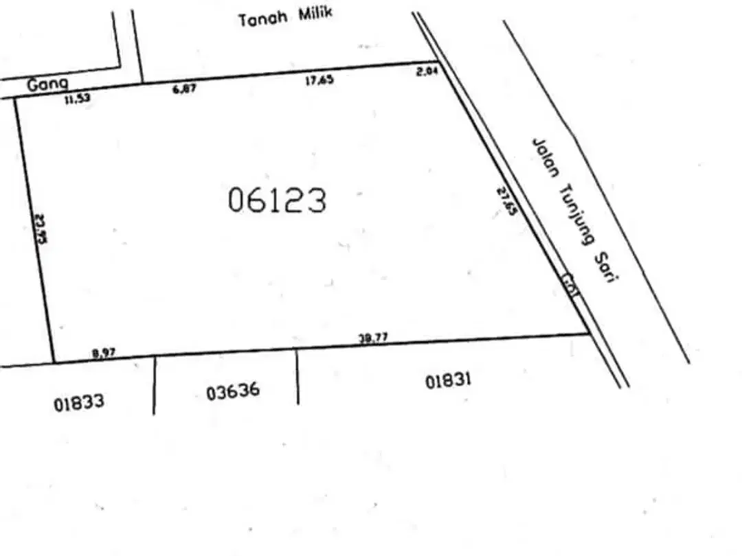 Tanah Komersial Tunjung Sari Jalan Utama Denpasar Barat - Image 9 of 9