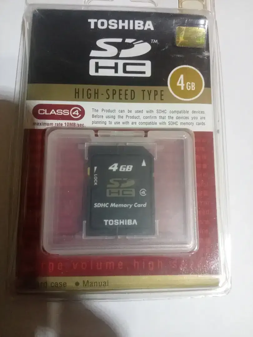 Memory SDHC toshiba 4 gb - 2pcs ( semua 2 ) - Image 2 of 2