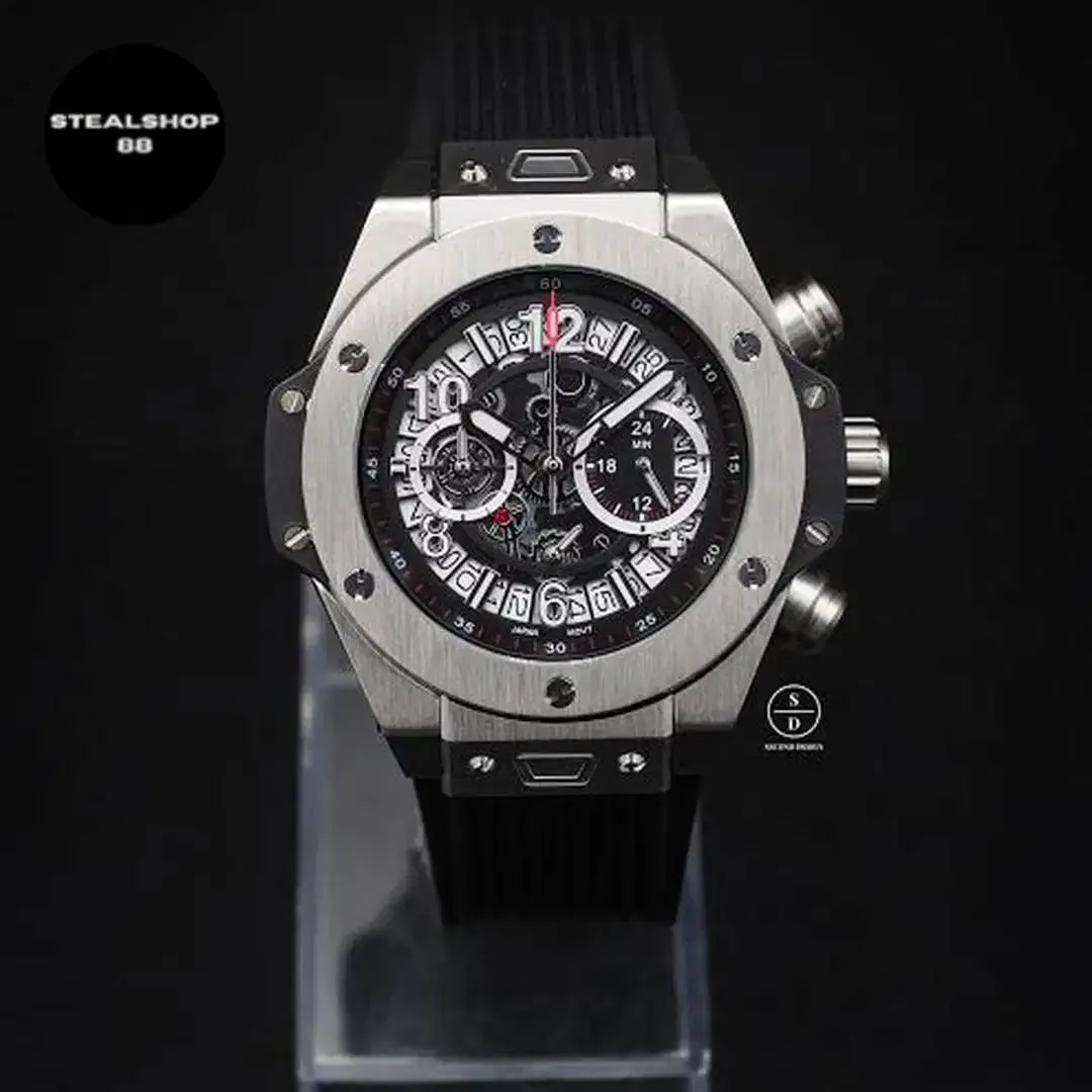 Jual Jam Seiko Bang Unico Silver VK63 Chronograph Limited - Image 2 of 2