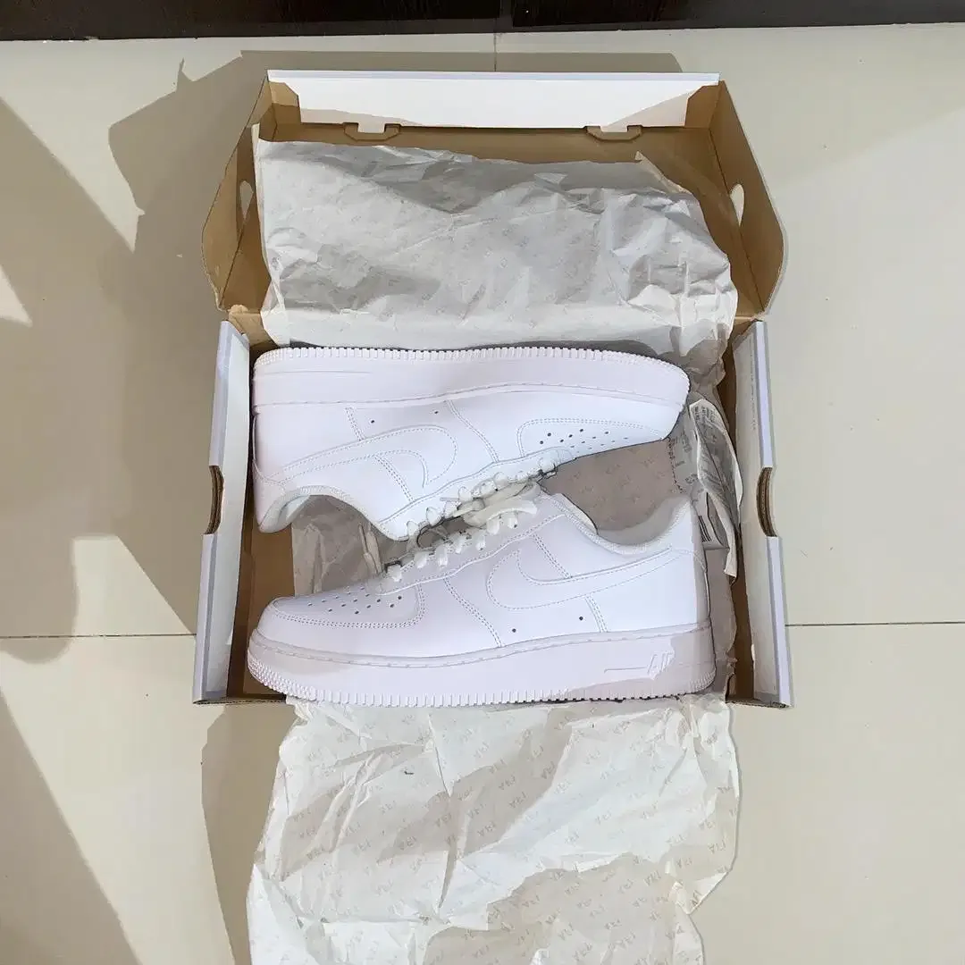 Nike Air Force 1 Triple White - Image 2 of 10