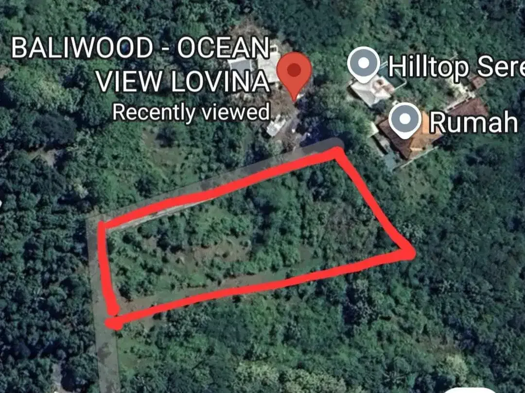 LAND FOR SALE ON A HILLTOP WITH OCEAN VIEW Lovina, Bali - Image 6 of 7