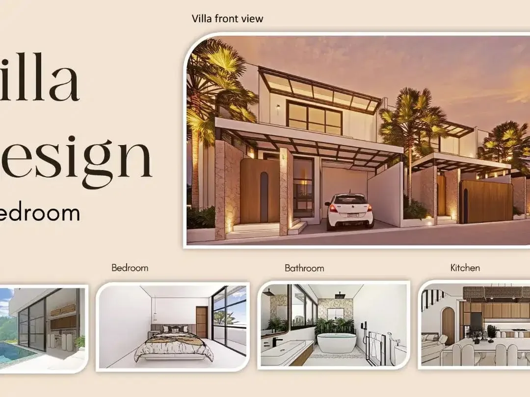 Villa Bali dekat pantai private pool bisa KPR harga 1M tanah 1 are 1Bed Hingga 3Bed - Image 3 of 10