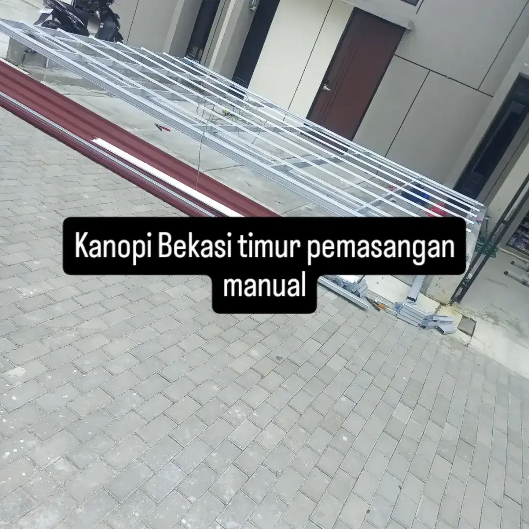 Kanopi Bekasi alderon double single spandek pasir polos ready - Image 2 of 2
