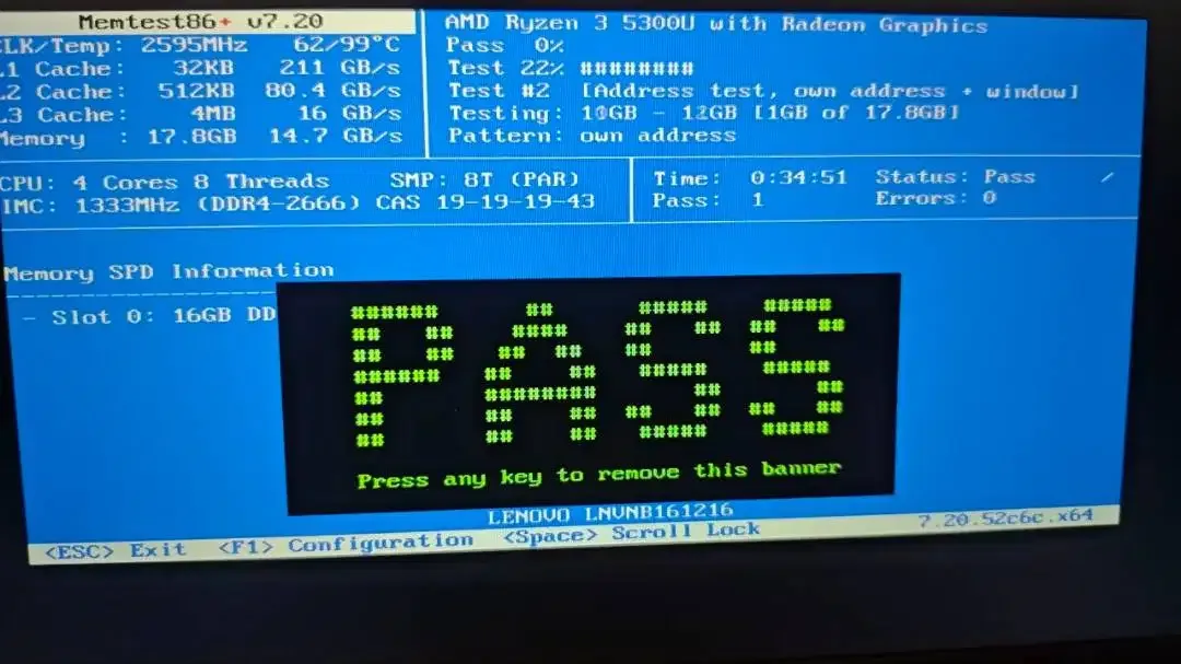 16GB RAM SODIMM 2666Mhz (PC4-21300) laptop memory - Image 3 of 3
