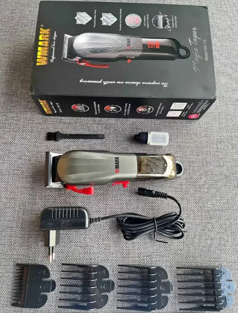 Baru merk WMARK original clipper cukur rambut di cas - Image 3 of 4