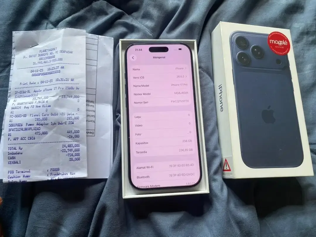 iphone 17pro 256gb ibox MURAH - Image 1 of 2