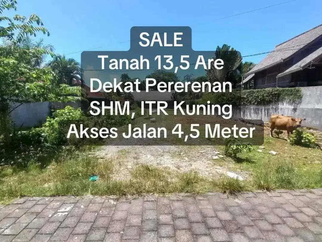 SALE Tanah 13,5 Are Dekat Pantai Pererenan - Image 1 of 5