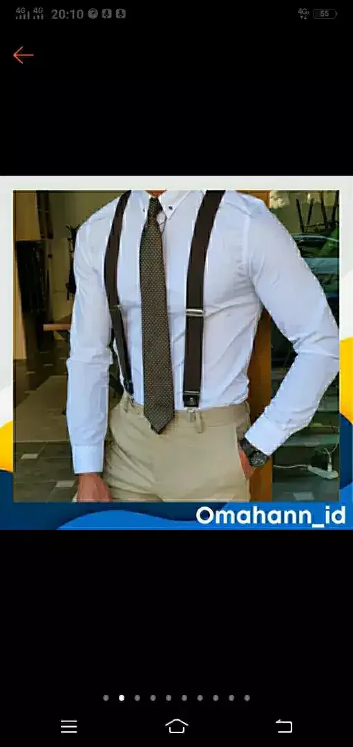1 Paket  = Suspender + Dasi Formal - Image 1 of 8