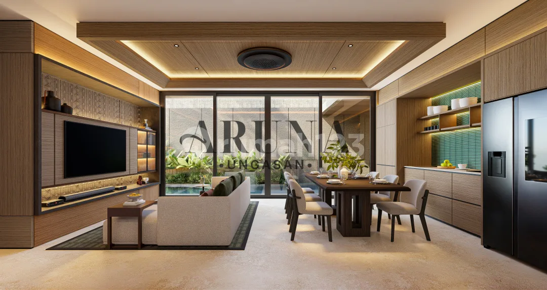 Dijual Villa Mewah 3 Kamar Fully Furnished Pemandangan Laut Bali - Image 3 of 4