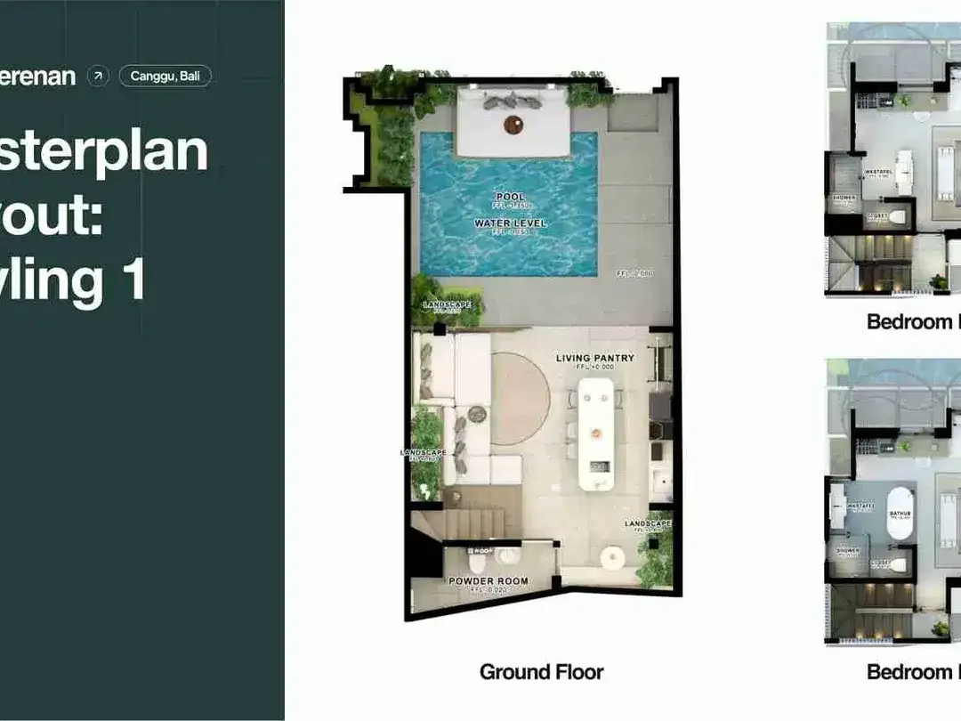 Di Jual Villa Cantik Area Bali Pererenan - Image 4 of 10