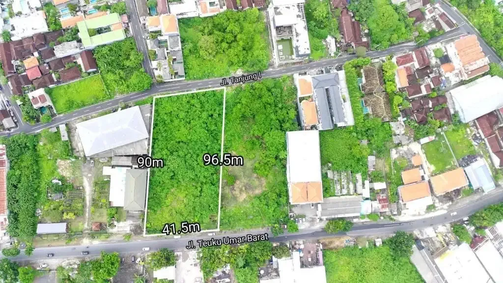 Dijual Tanah di Jalan Utama Teuku Umar Barat dekat Seminyak - Image 5 of 8