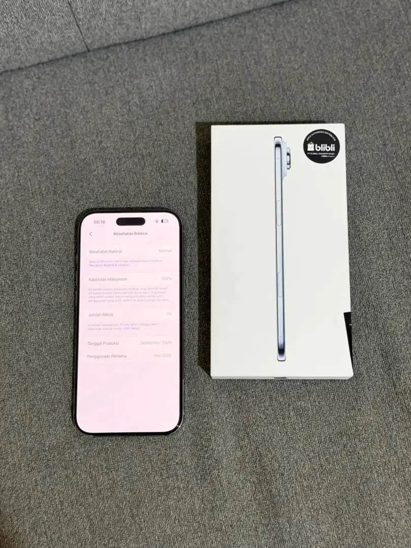 iPhone Air 256GB iBox BH 100% Garansi ON 05/2027 - Image 3 of 4