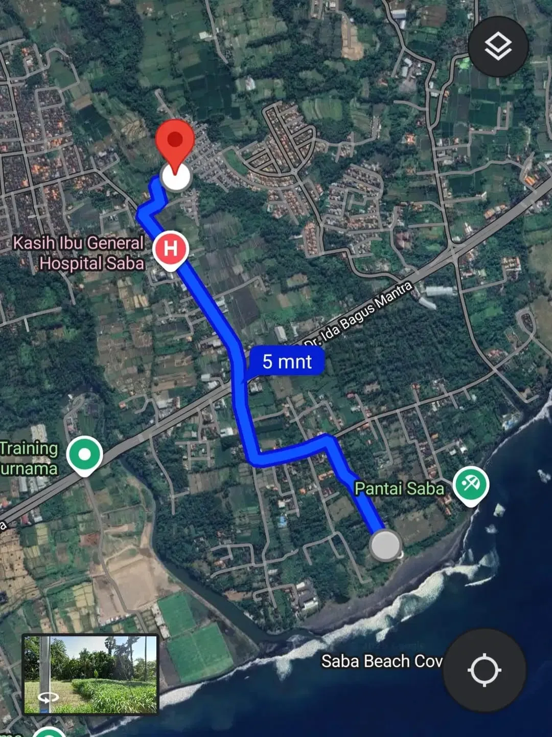 Jual TANAH VIEW SAWAH dan SUNGAI di PANTAI SABA BLAHBATU GIANYAR BALI - Image 8 of 10