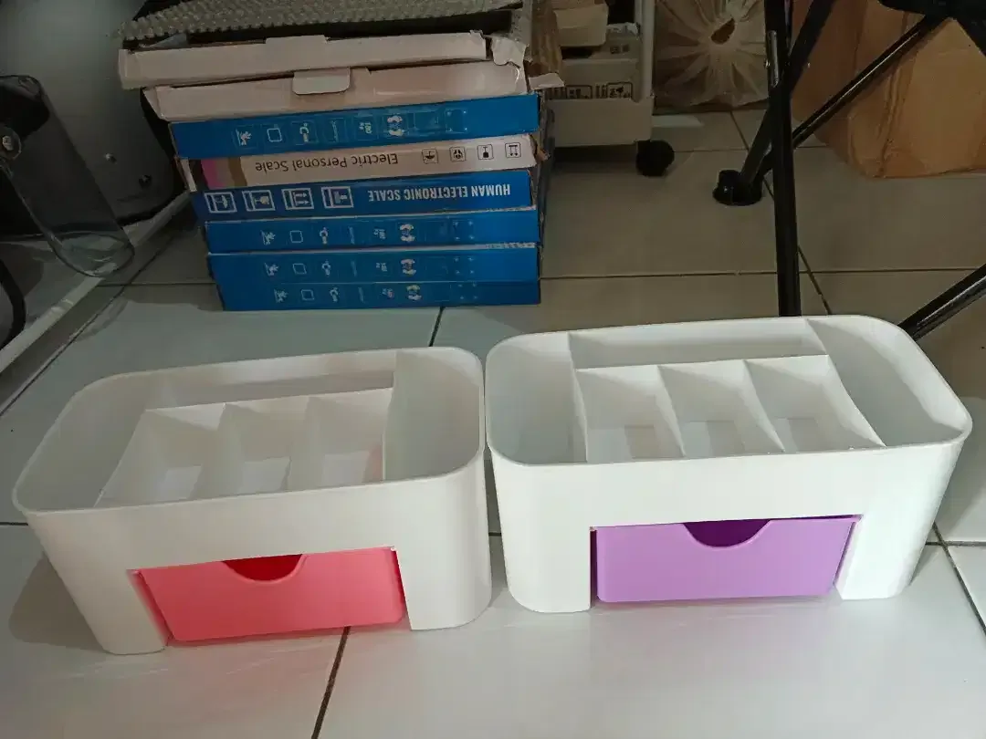 20rb BARU-Rak/Laci Kosmetik Mini Serbaguna,bahan plastik Uk. 21x10x9cm - Image 1 of 5