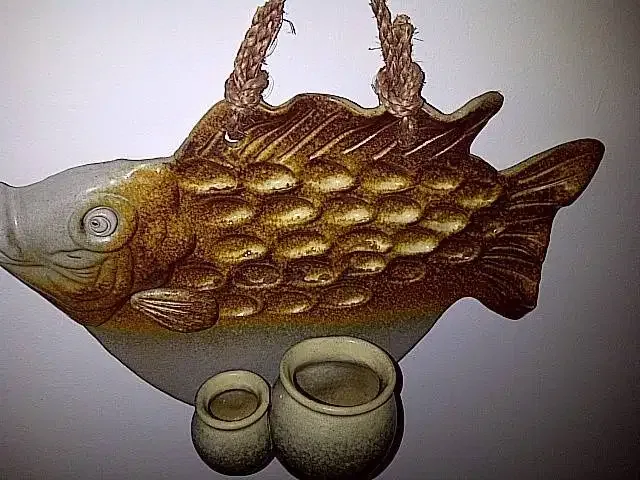 Pajangan Pot Bunga Ikan Import - Image 1 of 3