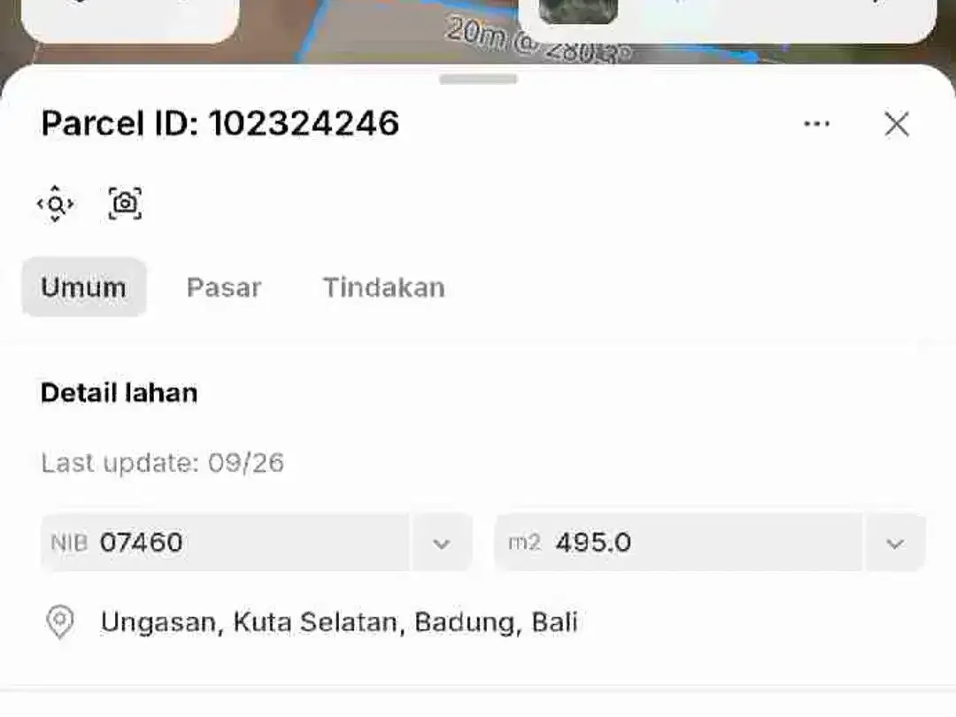 Dijual Tanah 495m2 Untuk Vila di Ungasan - Image 9 of 10