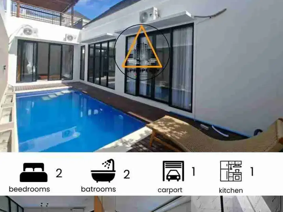 Villa for sale  2 Bedroom and Private pool in Jln Tunjung Ungasan - Bali - Image 1 of 6