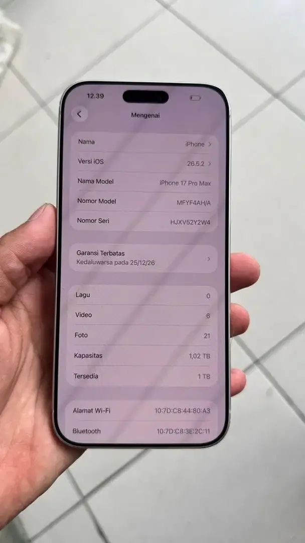 Iphone 17 Pro Max 1 Tb esim - Image 3 of 5