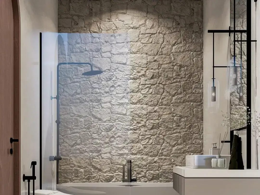 Hunian Luxury Villa yang mengambil konsep Mediteranian, berlokasi di Balangan Bali. - Image 6 of 10