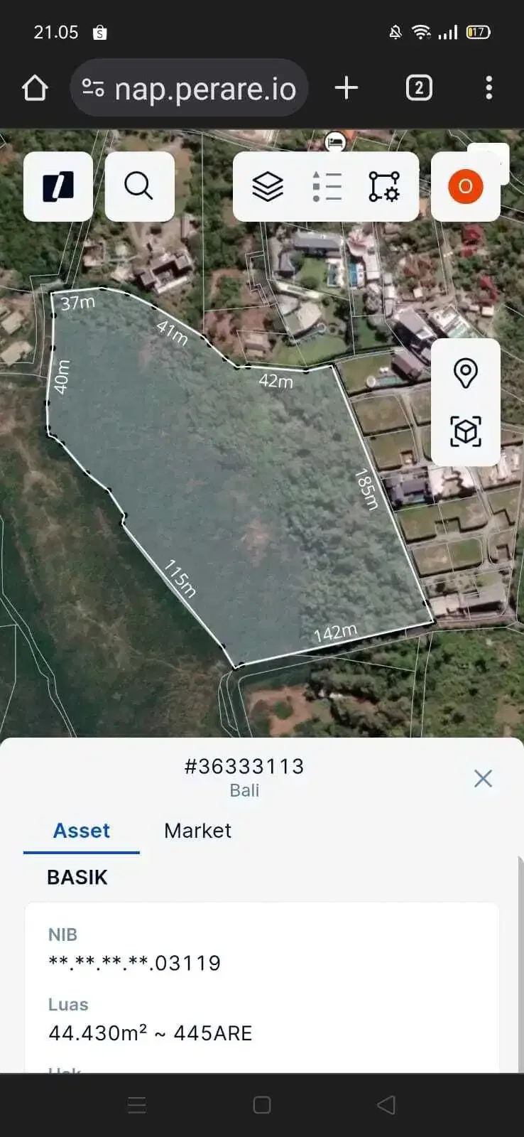 Dijual tanah komersil unblock view lokasi. pecatu - Image 2 of 10