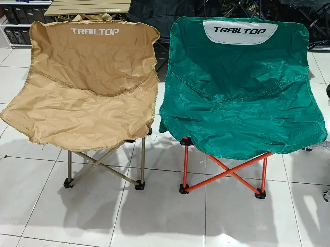 130rb BARU-Kursi Lipat Bulat camping/mancing/gunung UK.46x49x68cm - Image 5 of 7