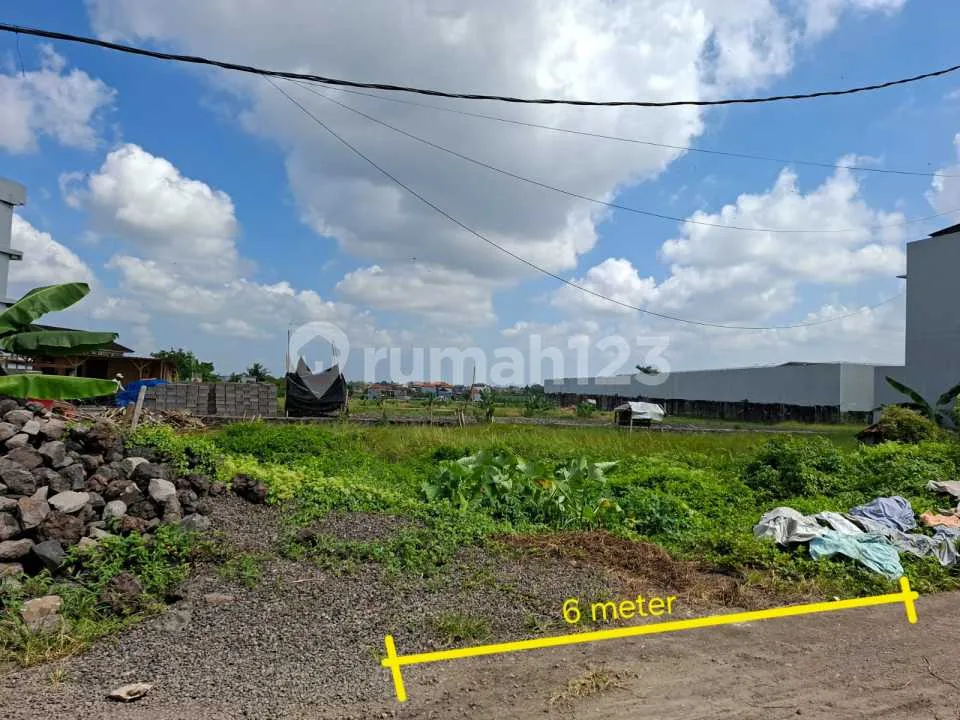 Dijual Tanah SHM Hadap Timur di Cokroaminoto, Akses Jalan 6 Meter - Image 1 of 4