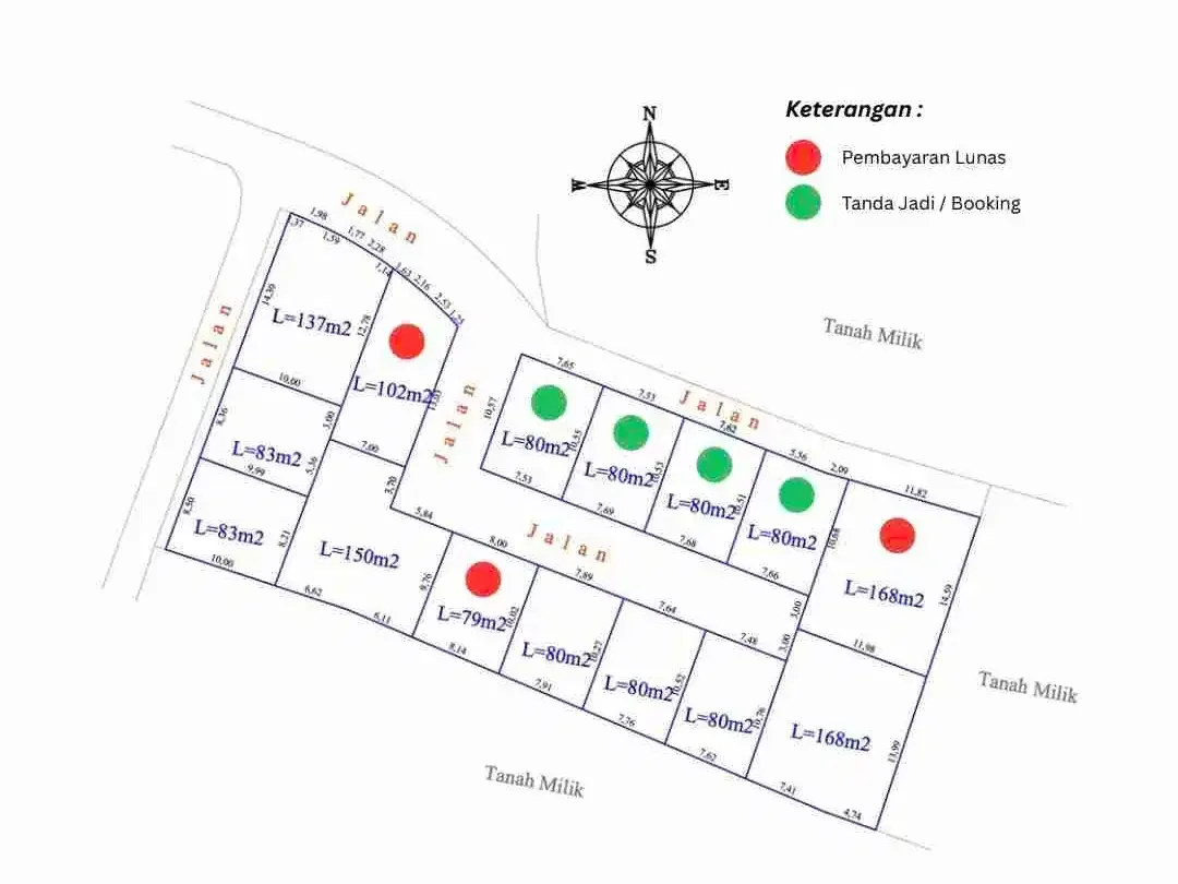 Jual Cepat Tanah 160m² Zona Kuning lokasi Taman Mumbul Nusa Dua Bali.ta1 - Image 4 of 8