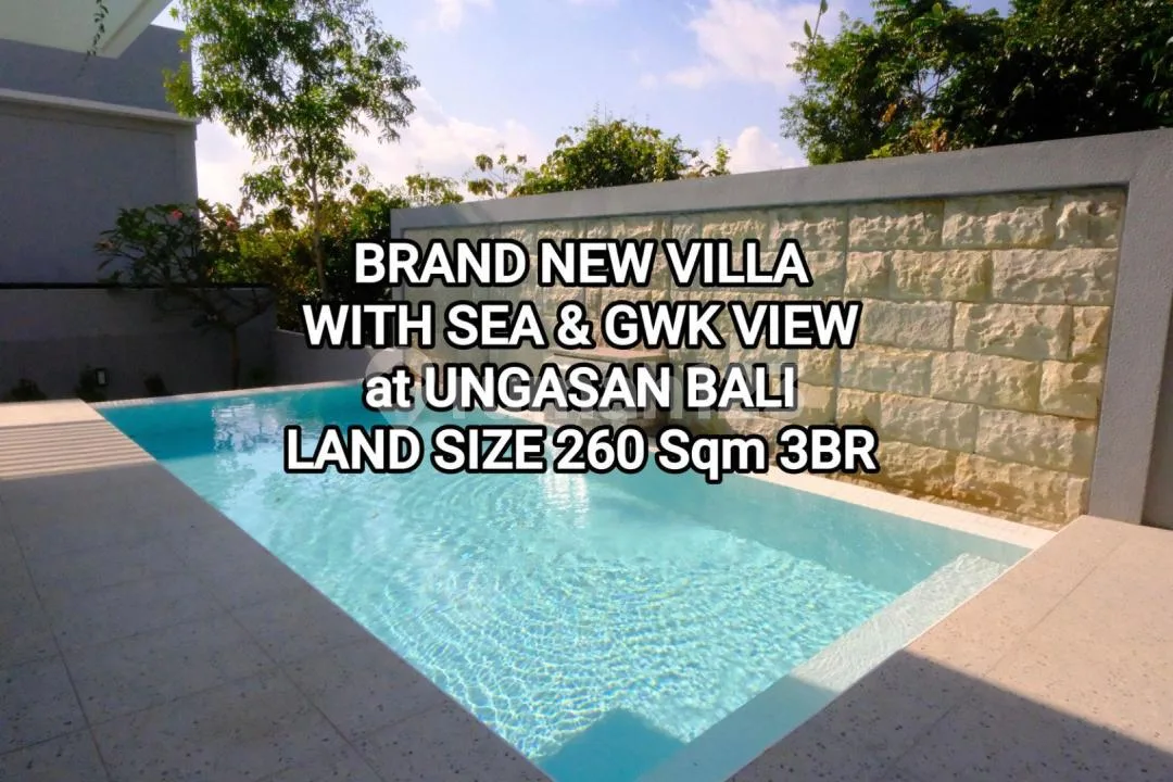 Villa Baru dengan Pemandangan Laut dan Gbk di Ungasan Bali - Image 1 of 4