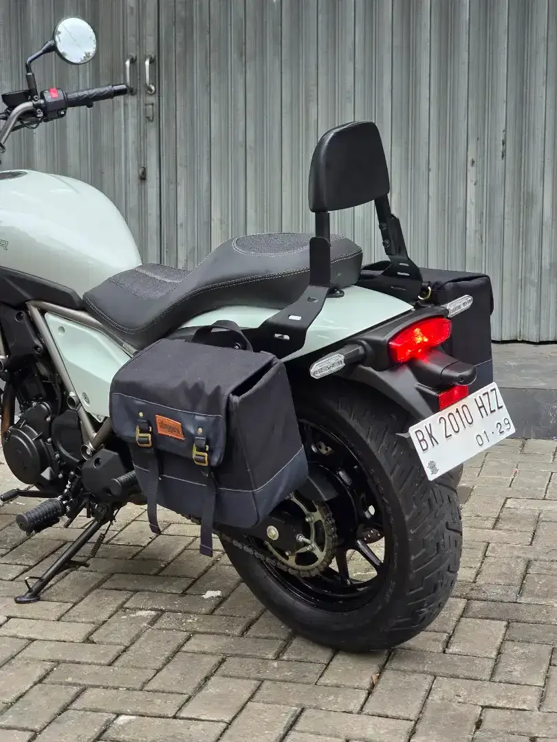 Moge Cruiser Kawasaki Eliminator 450 th 2024 Pmk km 2rb Like New - Image 3 of 10