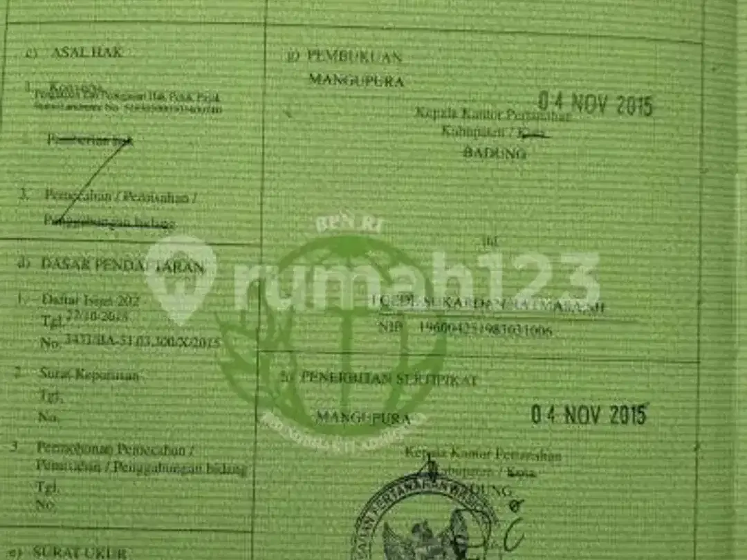 Dijual Tanah Strategis Akses Bypass Ngurahrai - Image 2 of 7