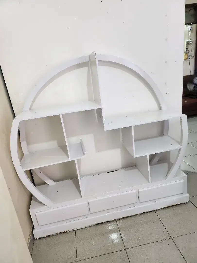 Dijual Murah Lemari Rak JATI Bulat - Image 3 of 10