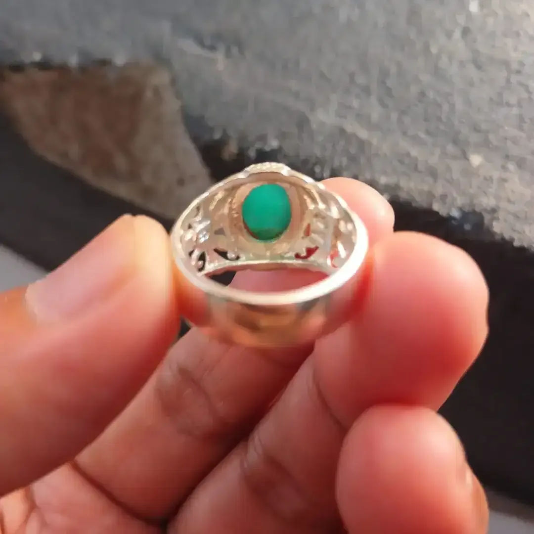 Cincin Natural Hijau Lumut - Image 3 of 7