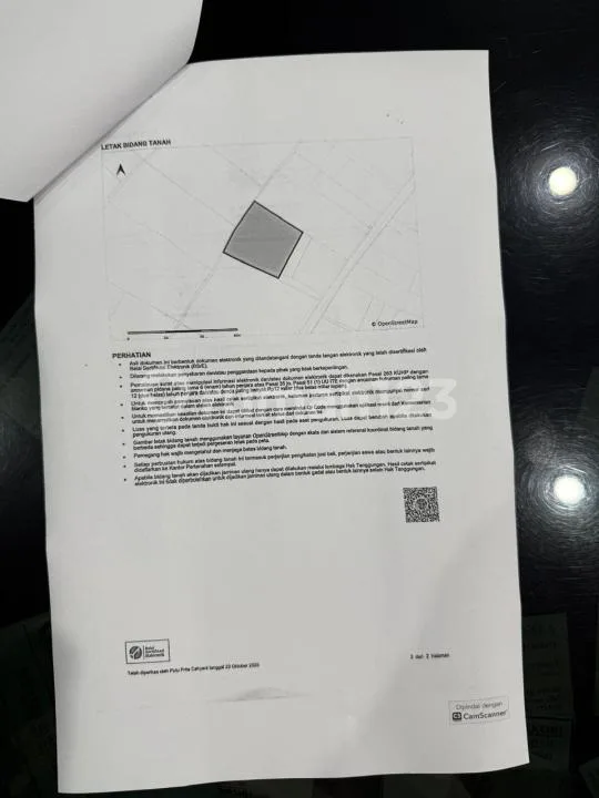 Dijual Tanah Lokasi Desa Gubug Tabanan Dekat Ke Pantai Yeh Gangga Tabanan - Image 2 of 4