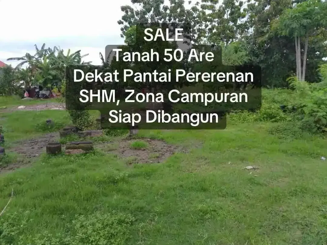 SALE Tanah 50 Are Sempol Pererenan, SHM dan Siap Bangun - Image 1 of 8