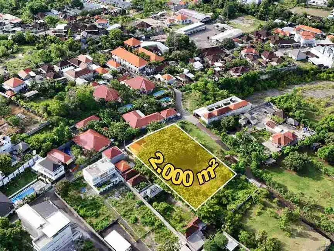 Tanah 2000m2 Lokasi Premium 6 Menit ke Pantai Gunung Payung Bali - Image 10 of 10
