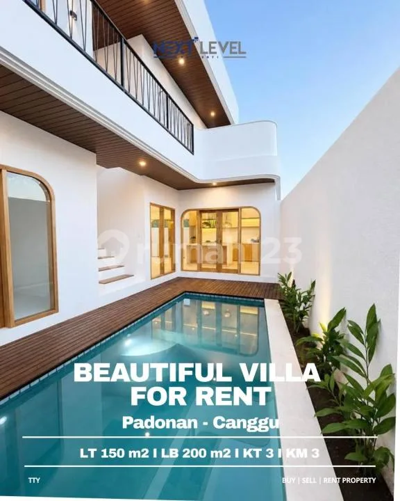 Disewakan Rare Gem Villa di Canggu - Image 1 of 4