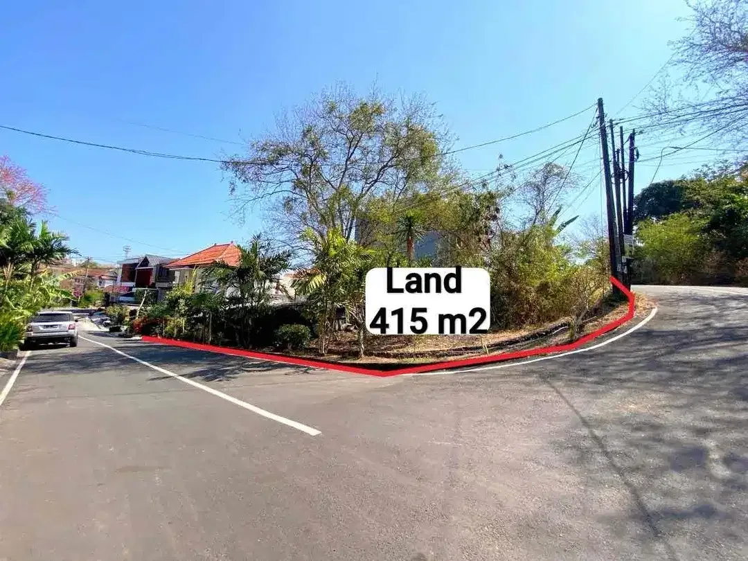 Tanah MURAH Kawasan Hotel dan Villa Jl Taman Sari Dekat Tol Nusa Dua - Image 1 of 10