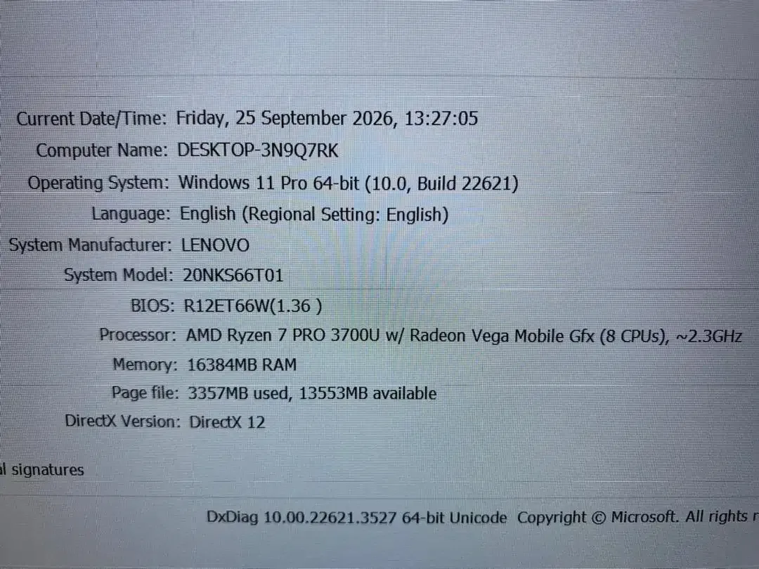 Lenovo ThinkPad T495 Amd Ryzen 7 Pro Ram 16GB SSD 512GB VGA 2GB Mulus - Image 10 of 10