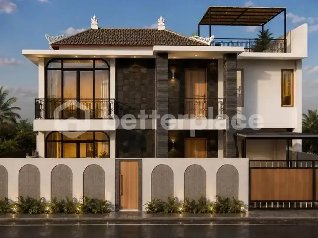 Four Bedrooms, Five Bathrooms, One Private Pool, Rooftop — Elegant North Canggu Villa Ready for Handover in Late 2026 - Image 1 of 10