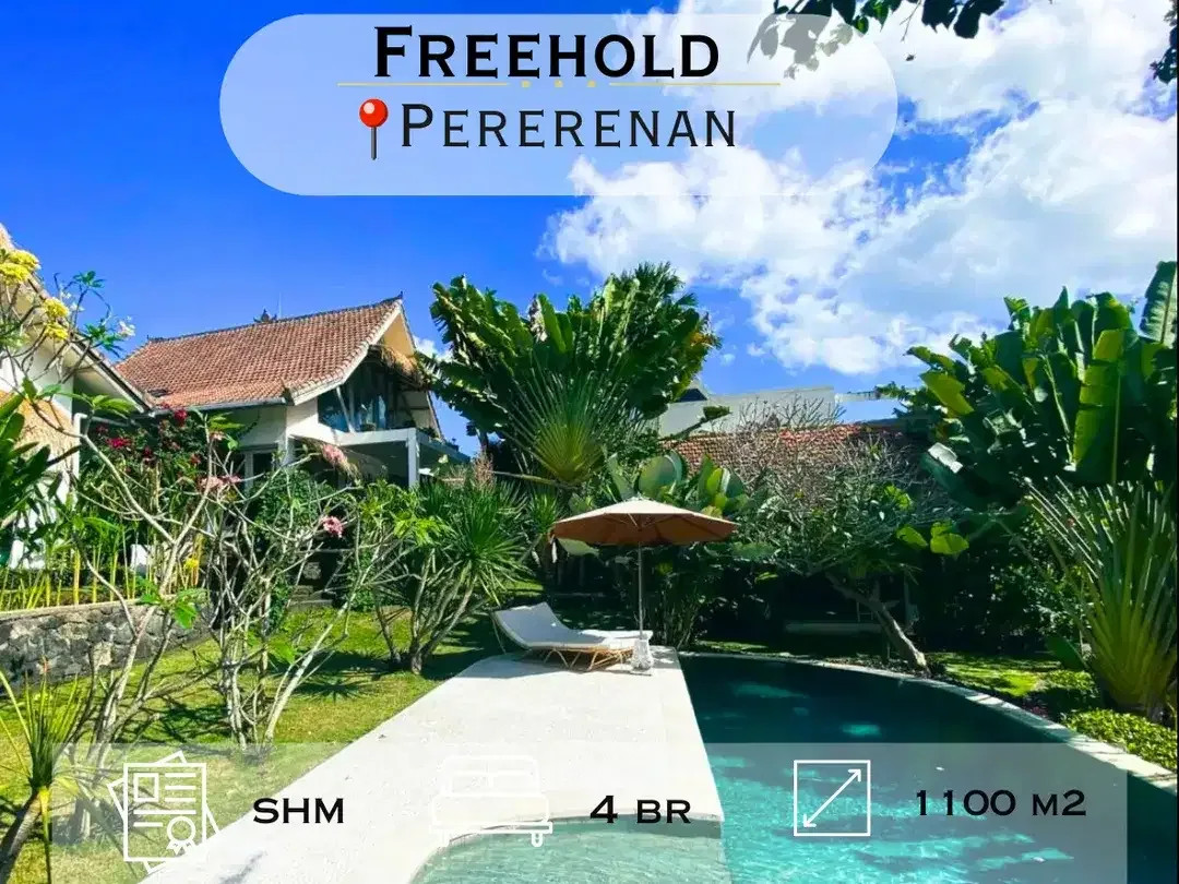 Rare Freehold Villa Estate in Tiying Tutul Pererenan - Image 1 of 9