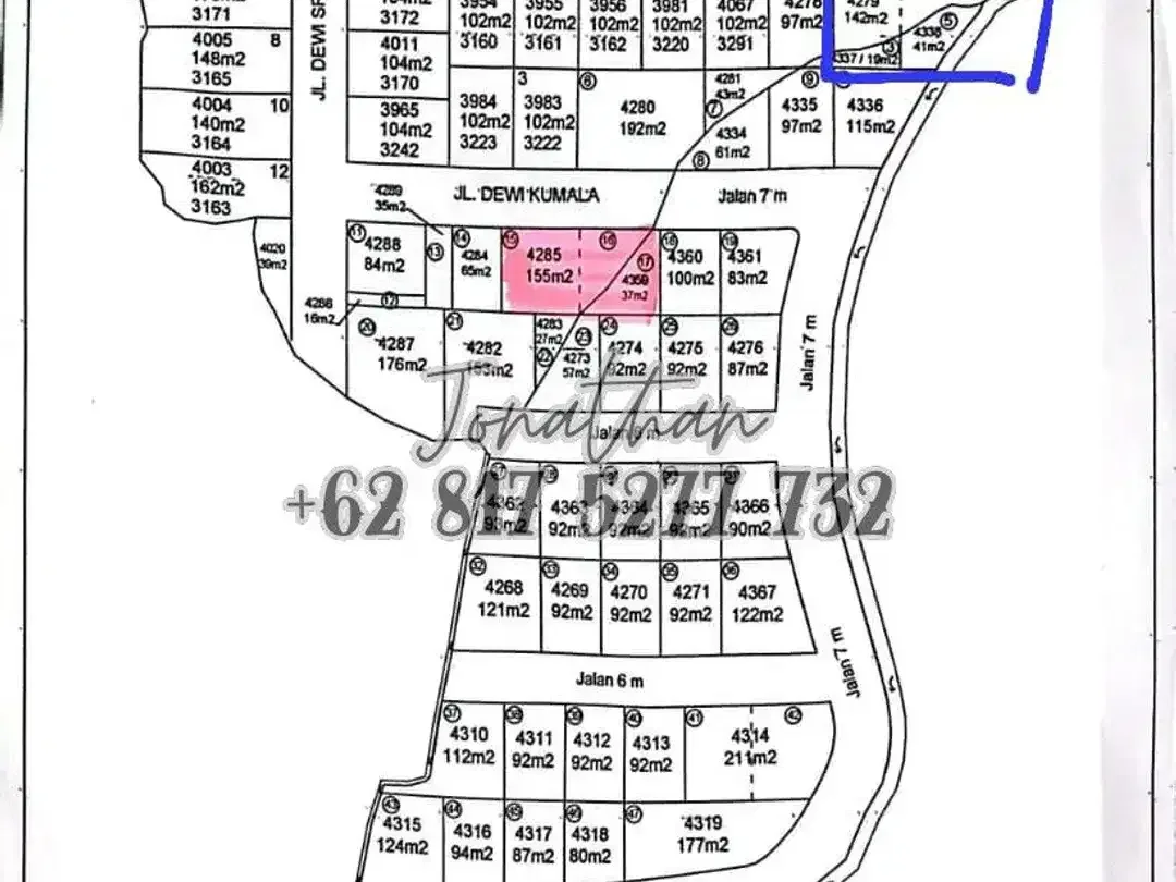 Dijual Tanah Kecil SHM Area Pemaron Munggu Dekat Pantai Seseh - LSYK - Image 8 of 8