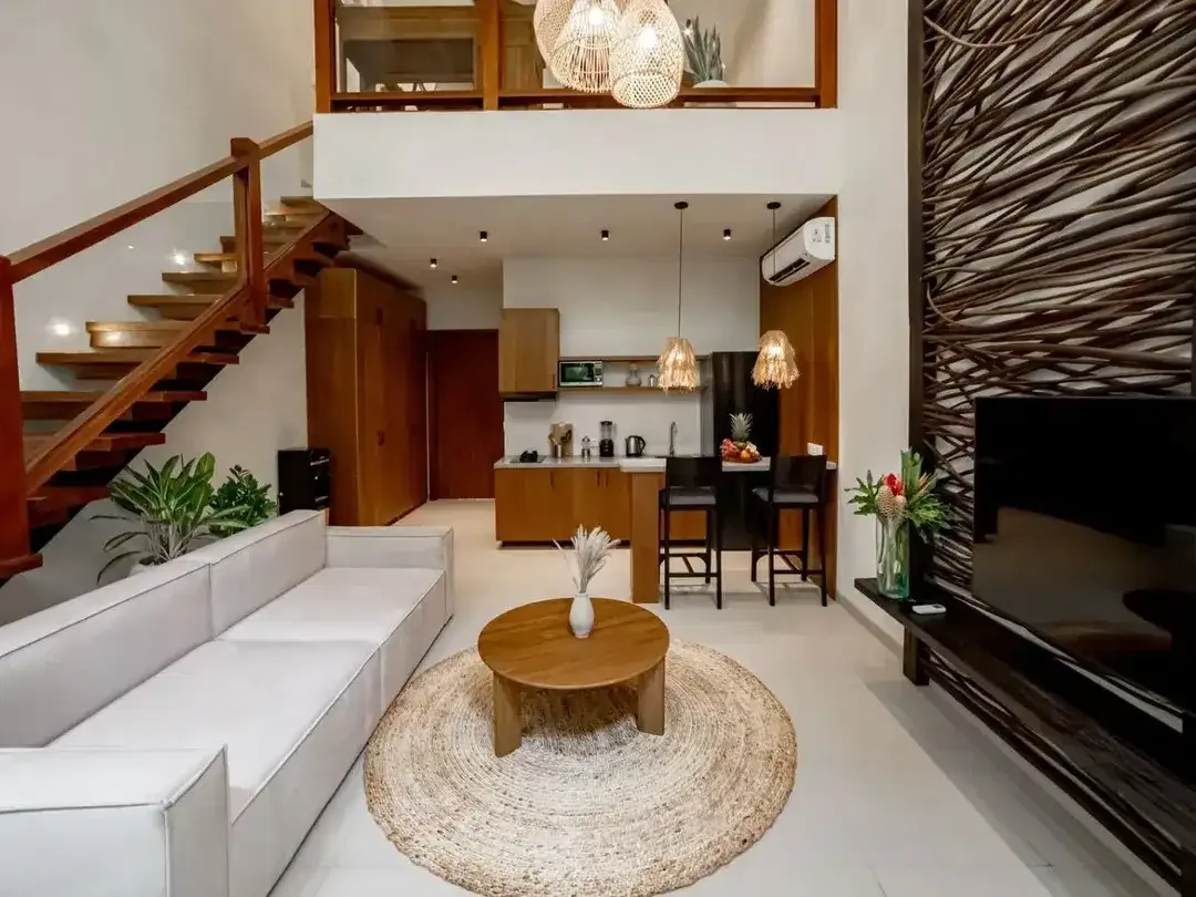 Luxury 1-Br Loft Apartment For 37-Year Leasehold In Canggu, Badung - Image 1 of 6