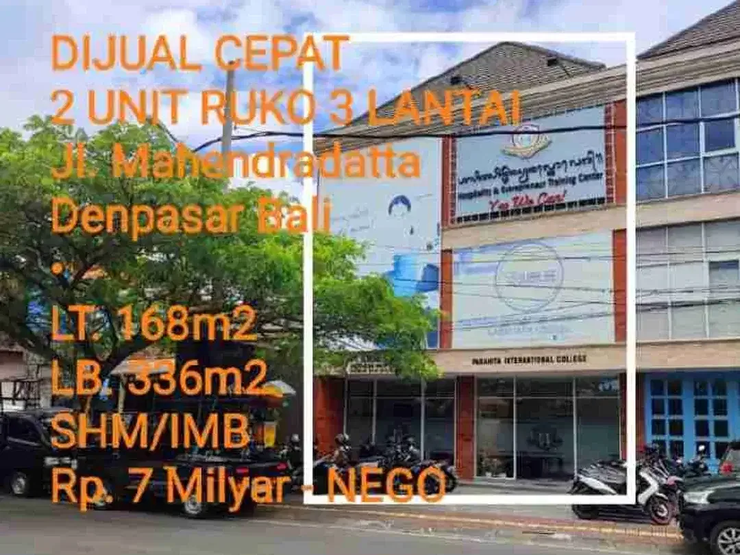 DIJUAL CEPAT 2 UNIT RUKO 3 LANTAI - Image 1 of 1
