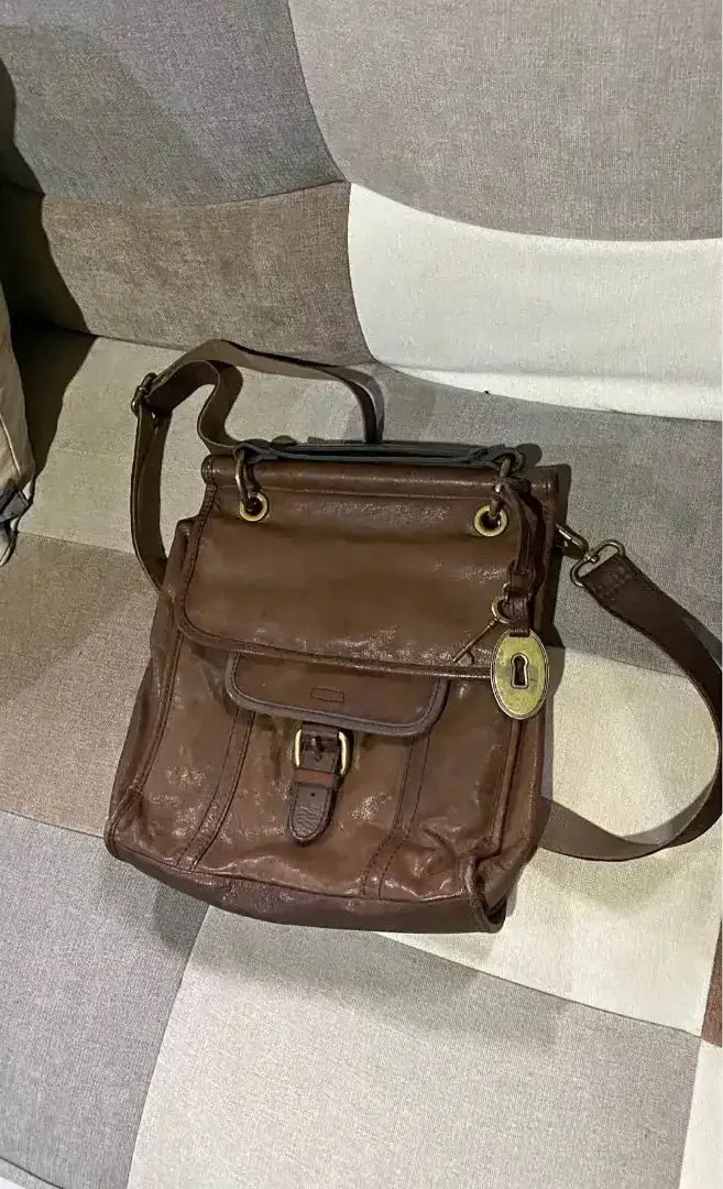 TAS FOSSIL VINTAGE ORIGINAL ISTIMEWA BERSIH TERAWAT - Image 1 of 4