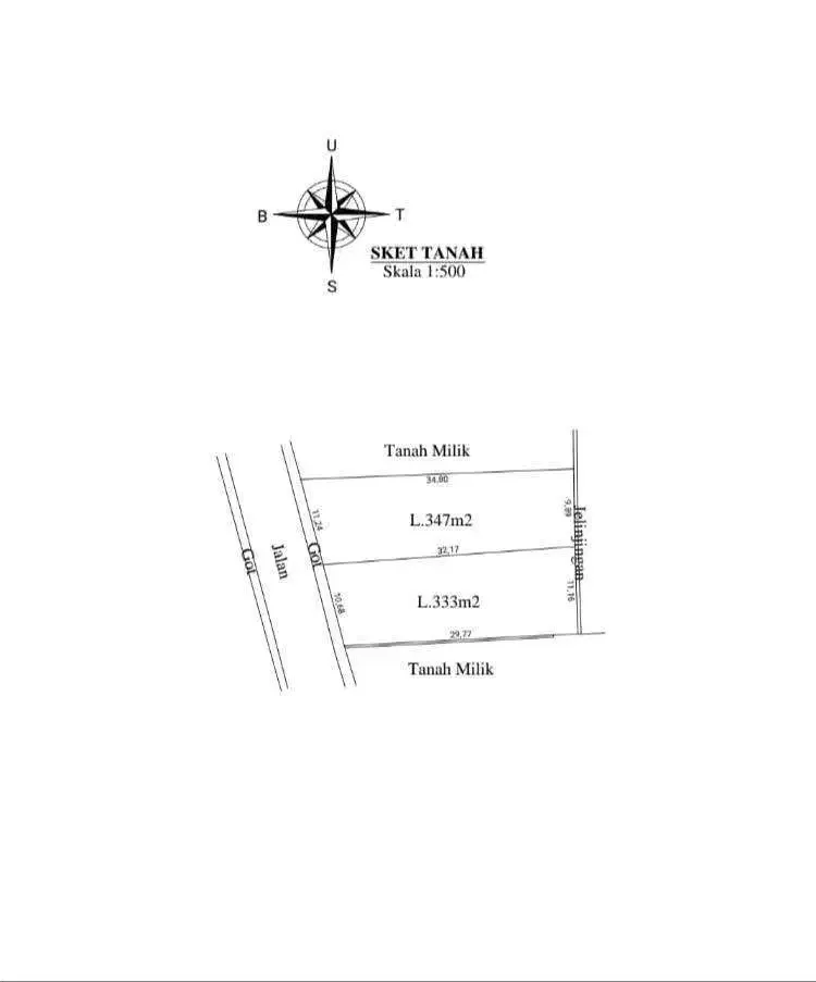 DIJUAL TANAH JALAN UTAMA GUNUNG SALAK DENPASAR - Image 5 of 6