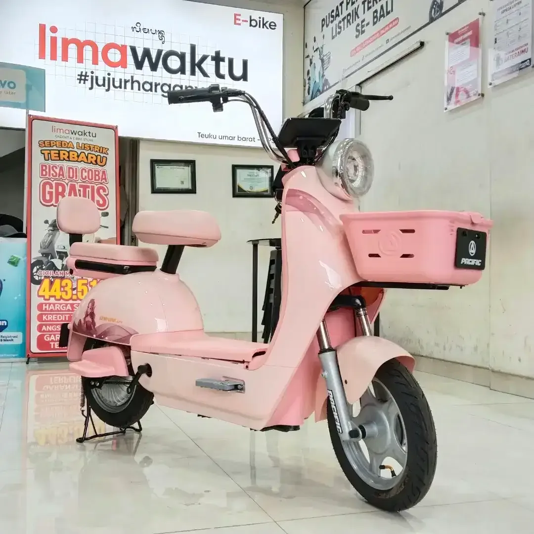 SEPEDA LISTRIK ANAK CEWEK SIAP COD SELURUH BALI - Image 2 of 2