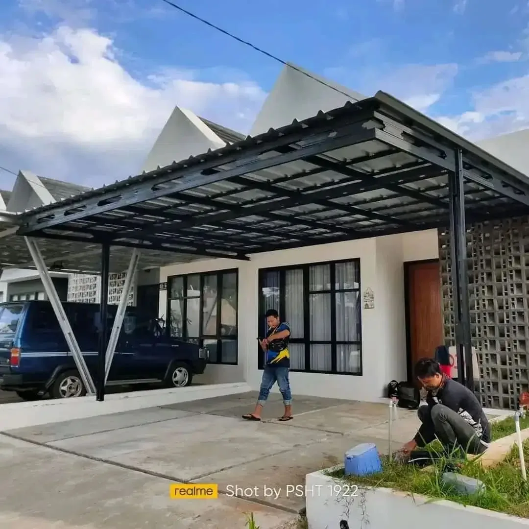 Kanopi Baja Ringan atap Spandek, Alderon dan Solartuff - Image 5 of 9