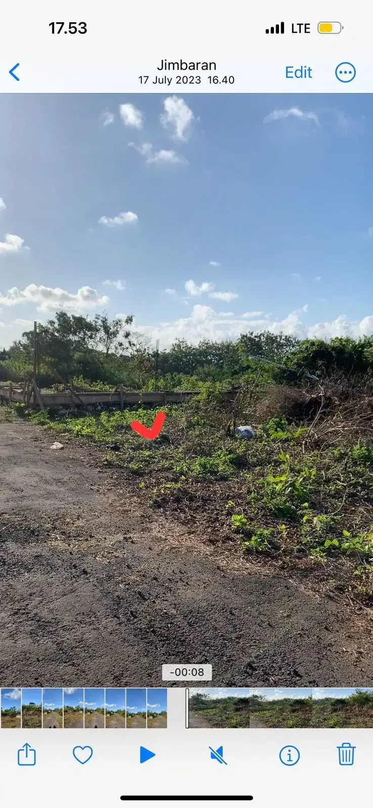 TANAH LOKASI STARTEGIS SIAP BANGUN UNTUK INVESTASI DI JIMBARAN - Image 8 of 9