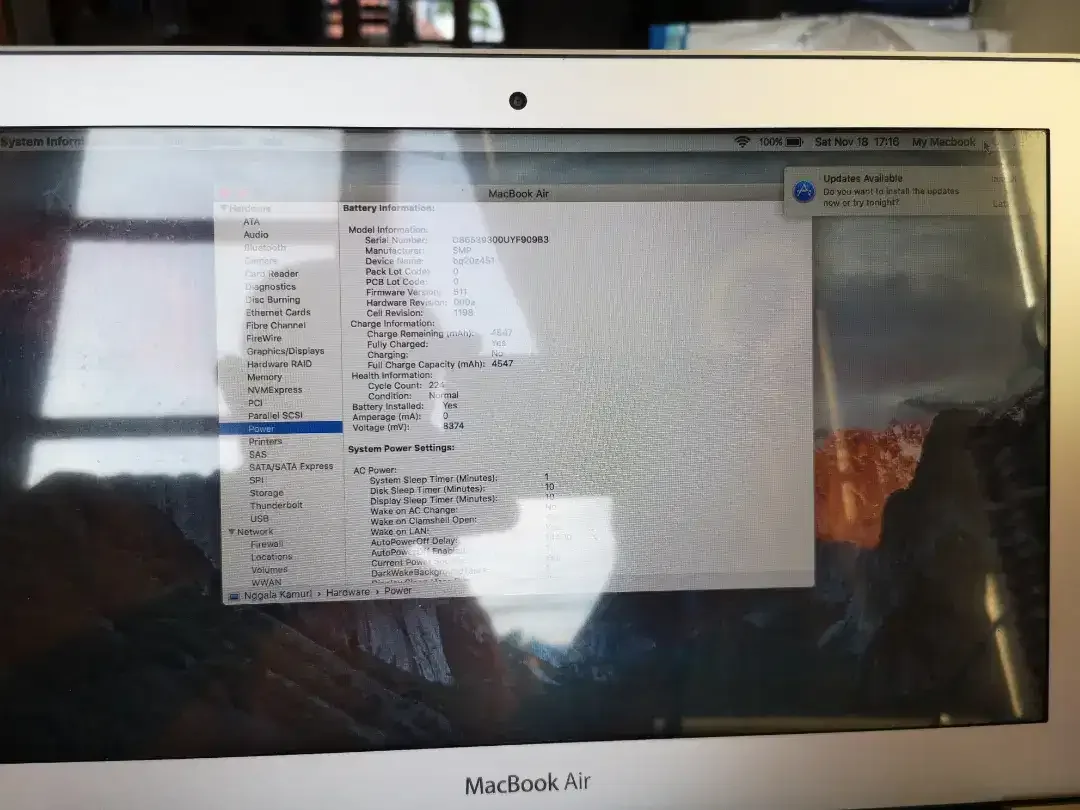 Macbook air 11 inch 2015 - Image 9 of 10